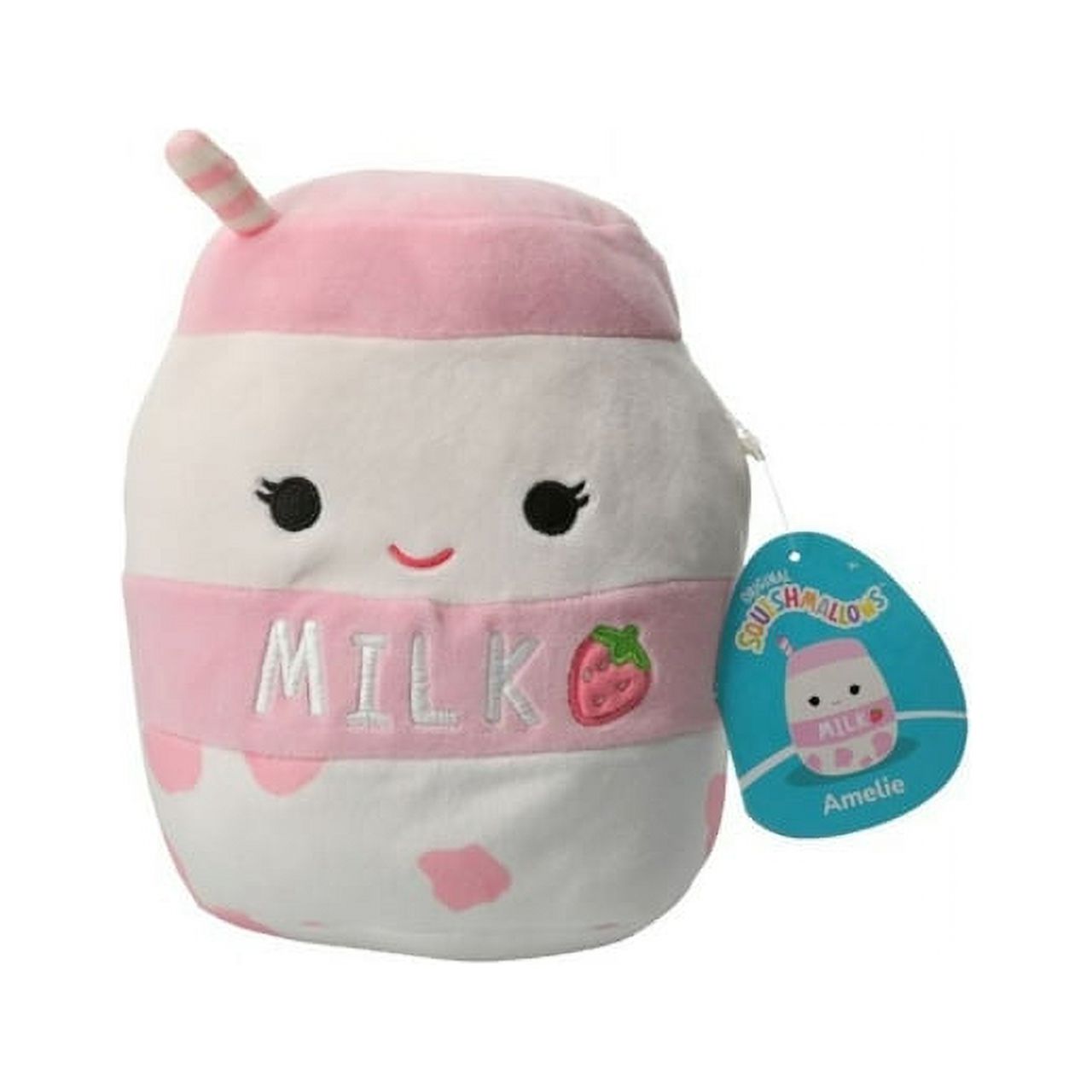 Squishmallows 5 inch Amelie the Strawberry Milk Stuffed Plush Toy Squishmallows