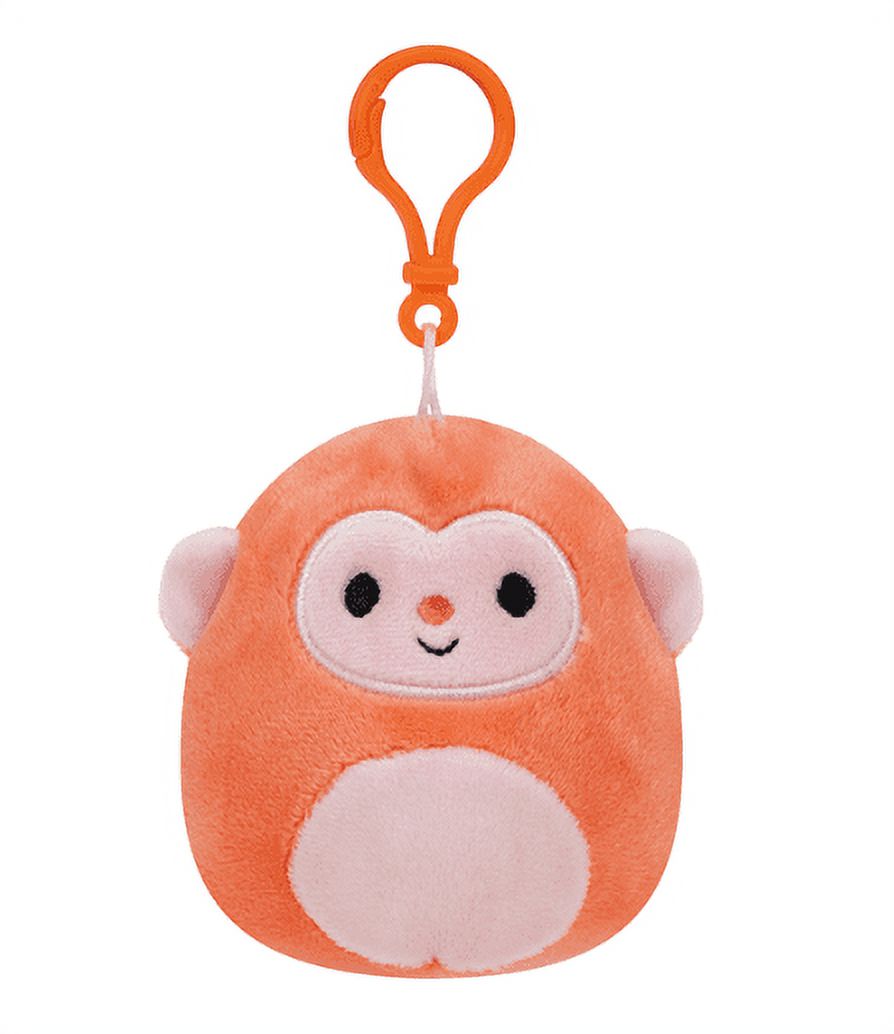 Squishmallows Official Kellytoys ~ Elton the Monkey ~ 3.5 Inch Clip Plush Toy Squishmallows