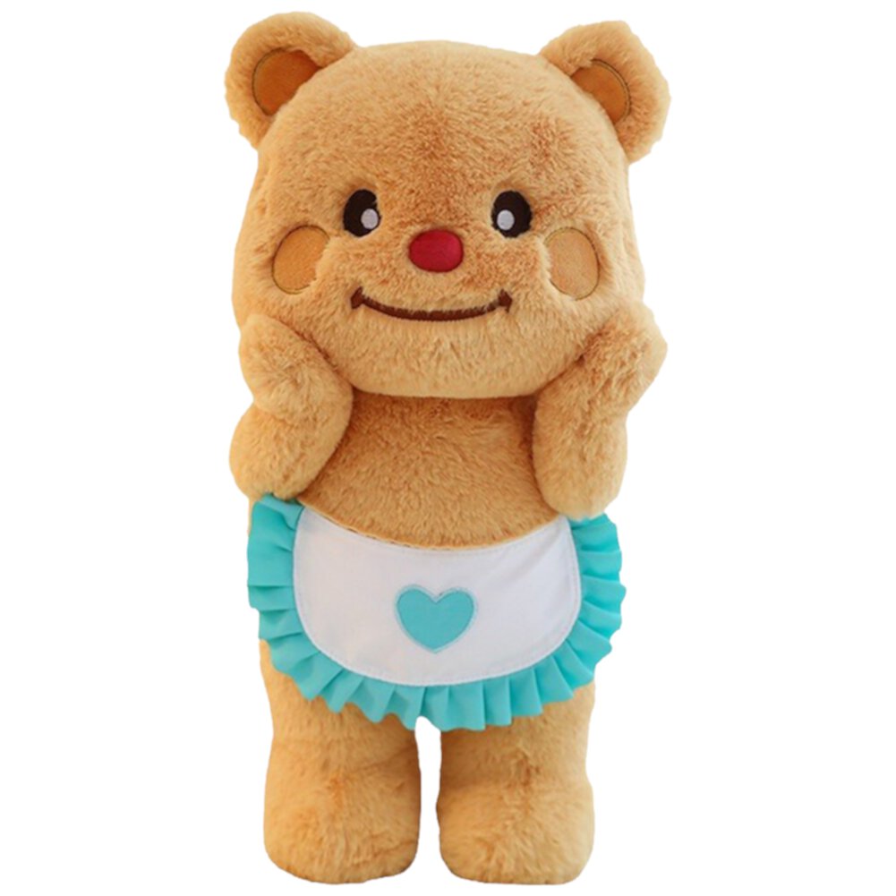 Nitouy Cute Butter Bear Plush Toy, Cute Doll, Super Cute Children'S Birthday Gift Plush Toy Sleeping Butter Teddy Bear (30cm) Nitouy