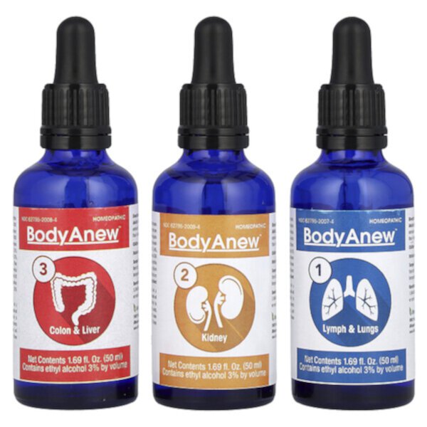 BodyAnew™, 3 Bottles, 1.69 fl oz (50 ml) Each MediNatura