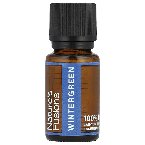 100% Pure Essential Oil, Wintergreen, 15 ml Nature's Fusions