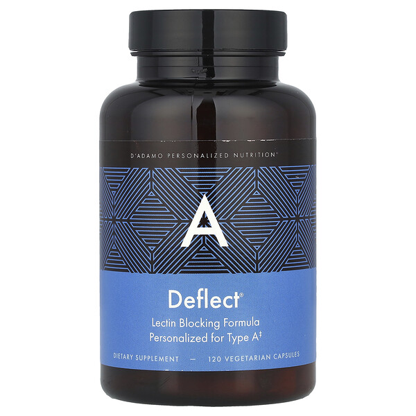 Deflect® A, Lectin Blocking Formula, 120 Vegetarian Capsules D'adamo