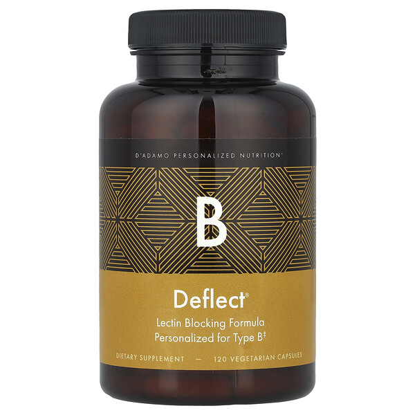 Deflect® B, Lectin Blocking Formula, 120 Vegetarian Capsules D'adamo