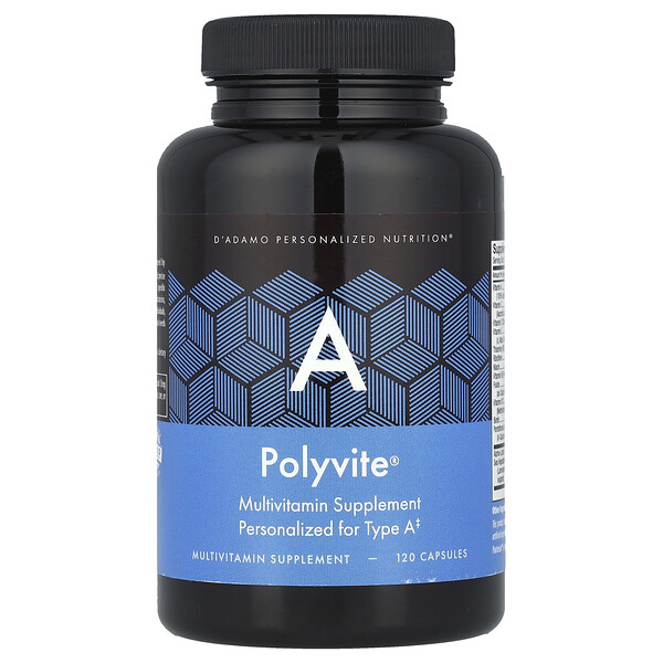 Polyvite® A, Multivitamin Supplement, 120 Capsules D'adamo