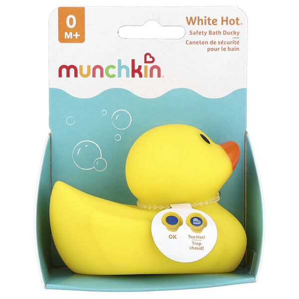 White Hot®, Safety Bath Ducky, 0+ Months, 1 Count Munchkin