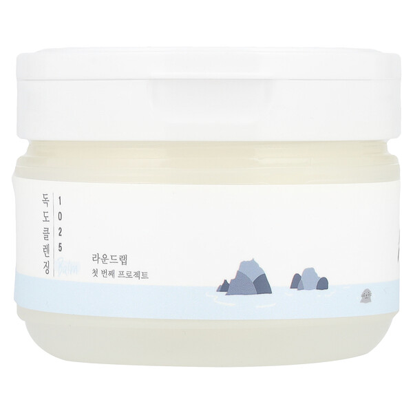 1025 Dokdo Cleansing Balm, 3.38 fl oz (Жидкие унции) (100 ml) Round Lab