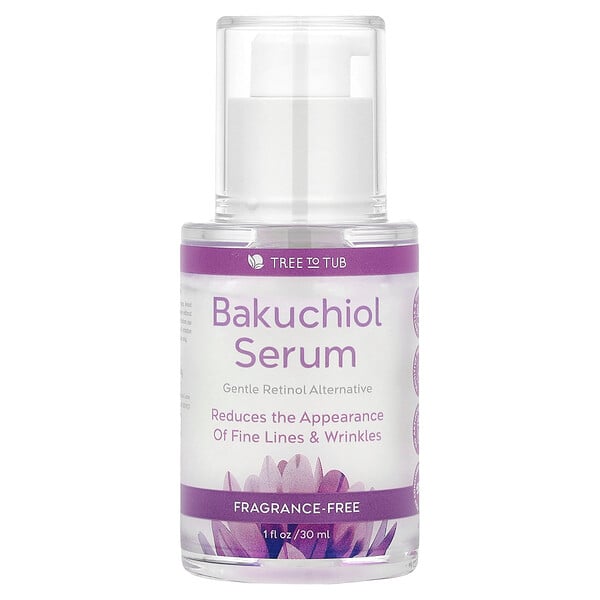 Bakuchiol Serum, Fragrance-Free, 1 fl oz (30 ml) Tree To Tub