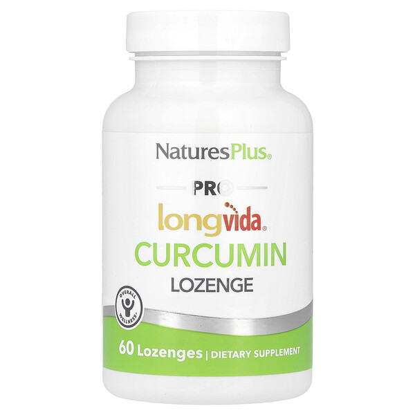 PRO longvìda® Curcumin Lozenge, 60 Lozenges NaturesPlus