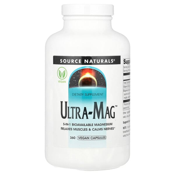 Ultra-Mag™, 360 Vegan Capsules Source Naturals