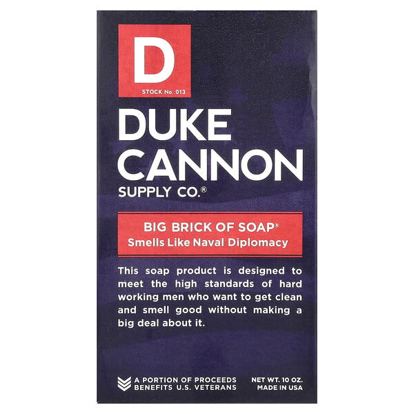 Big Brick of Bar Soap®, Smells Like Naval Diplomacy, 10 oz Duke Cannon Supply Co.