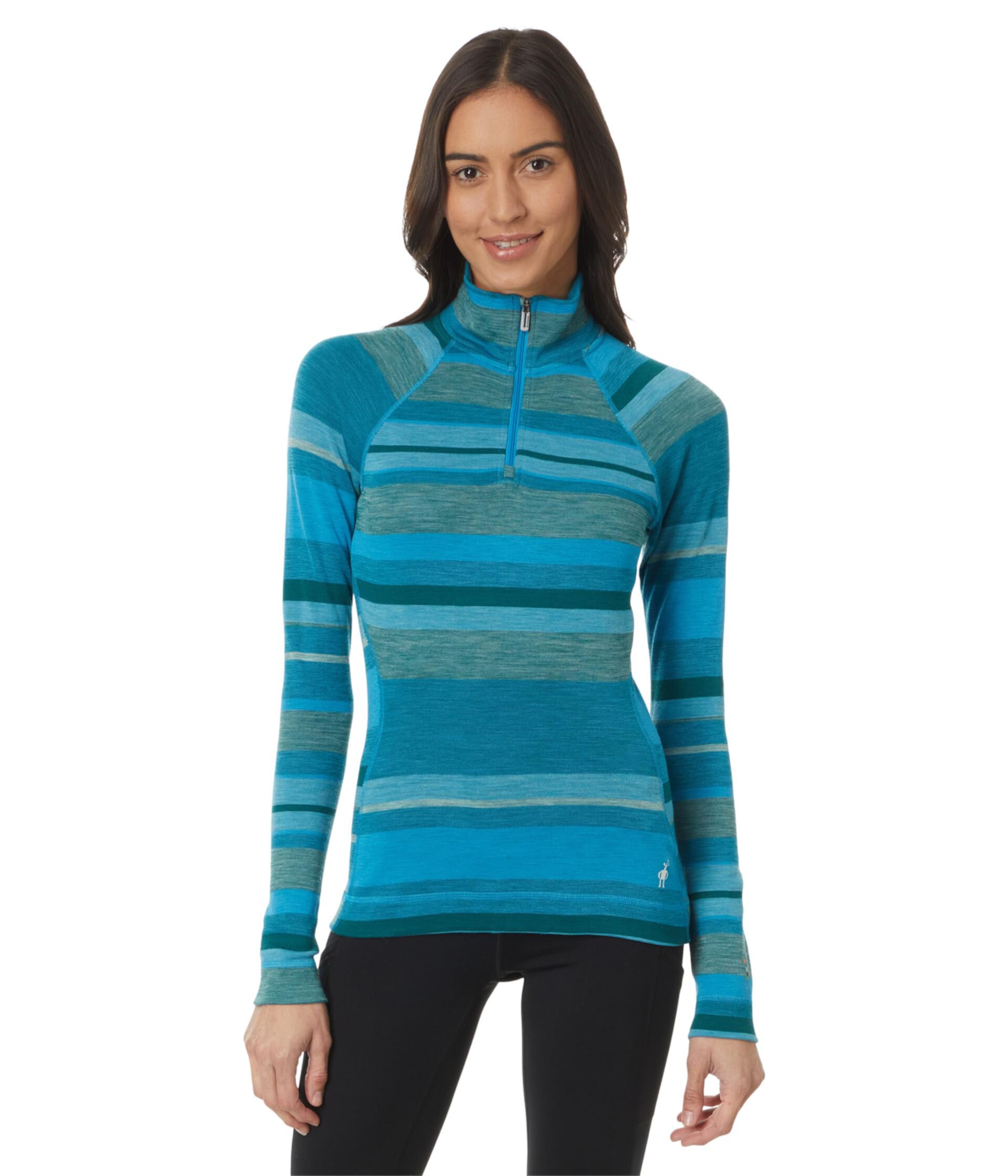 Женская Футболка Smartwool Classic Thermal Merino Base Layer 1/4 Zip Smartwool