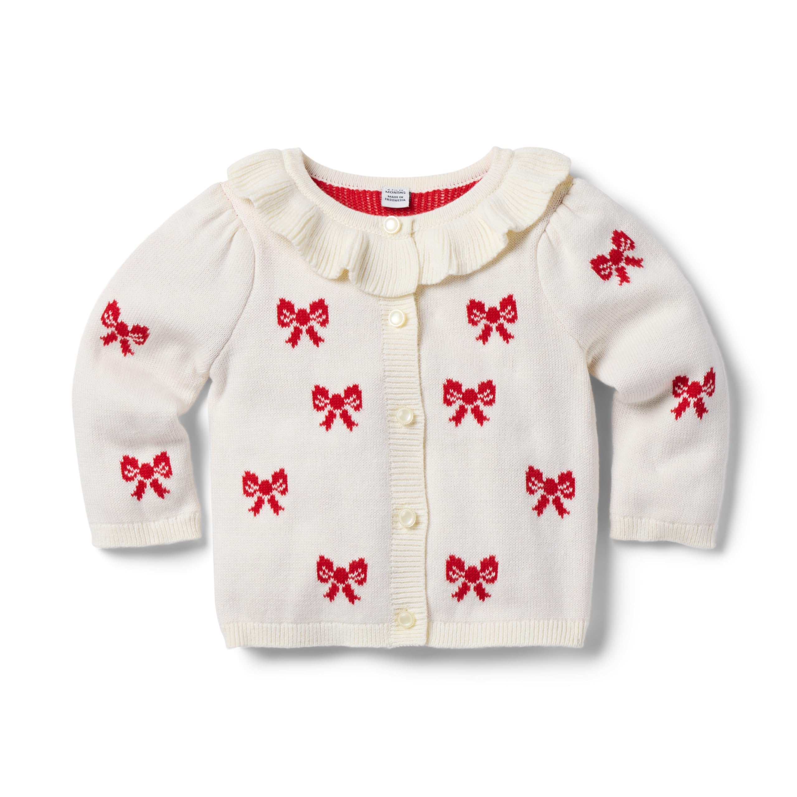 Детский Свитер Janie and Jack Bow Icon Ruffle Cardigan Janie and Jack