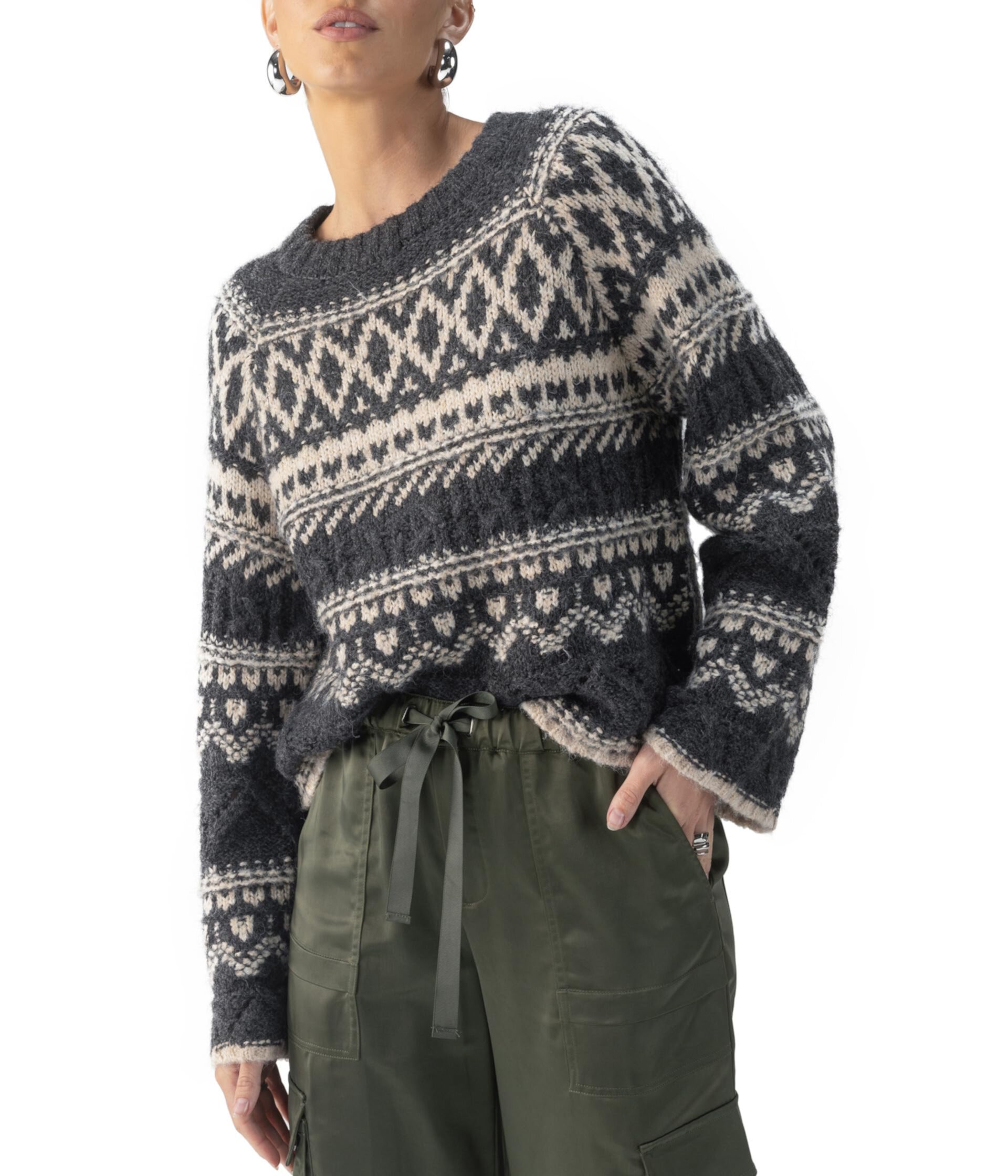 Fairisle Crew Neck Sweater Sanctuary