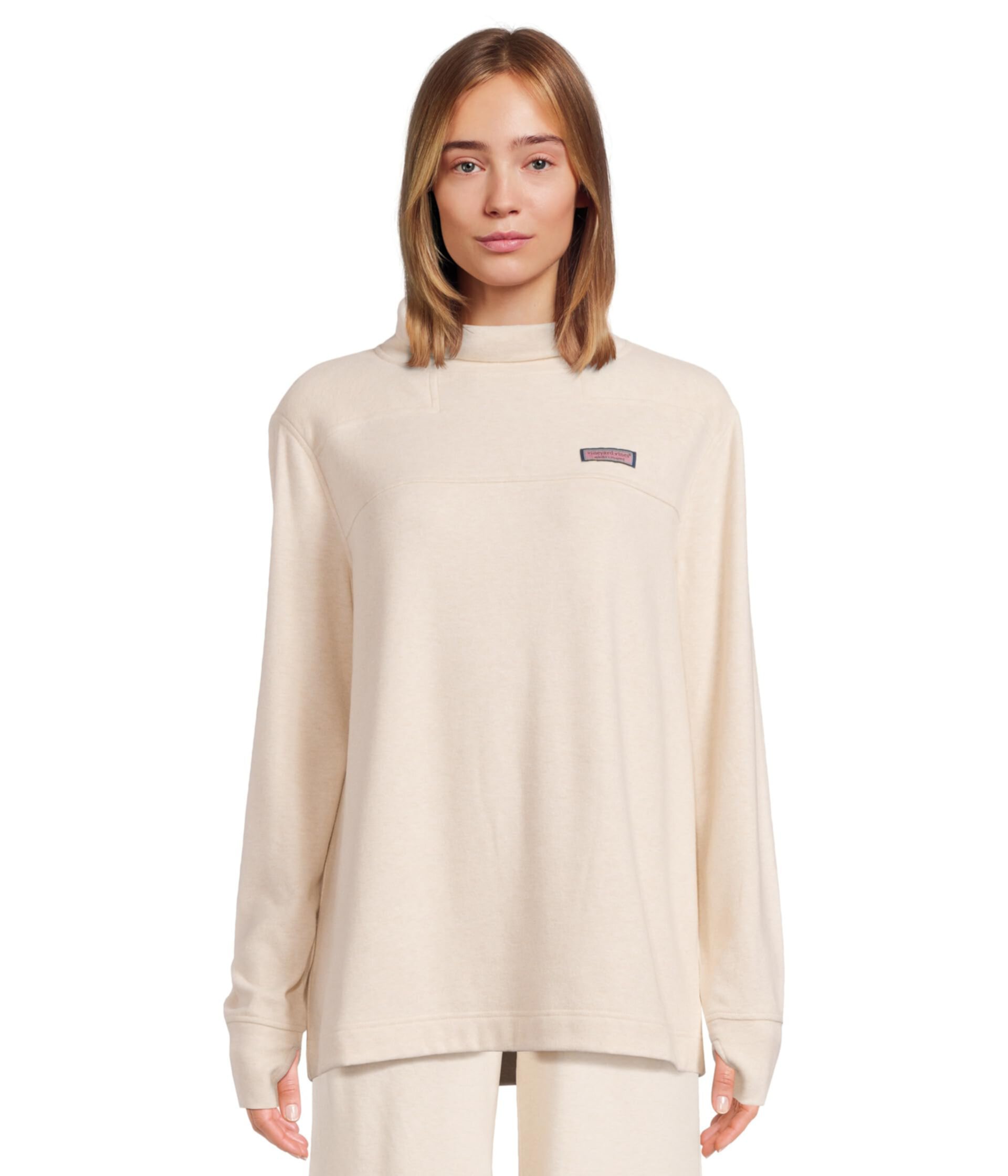 Женская Блузка Vineyard Vines Brushed Funnel Neck Vineyard Vines