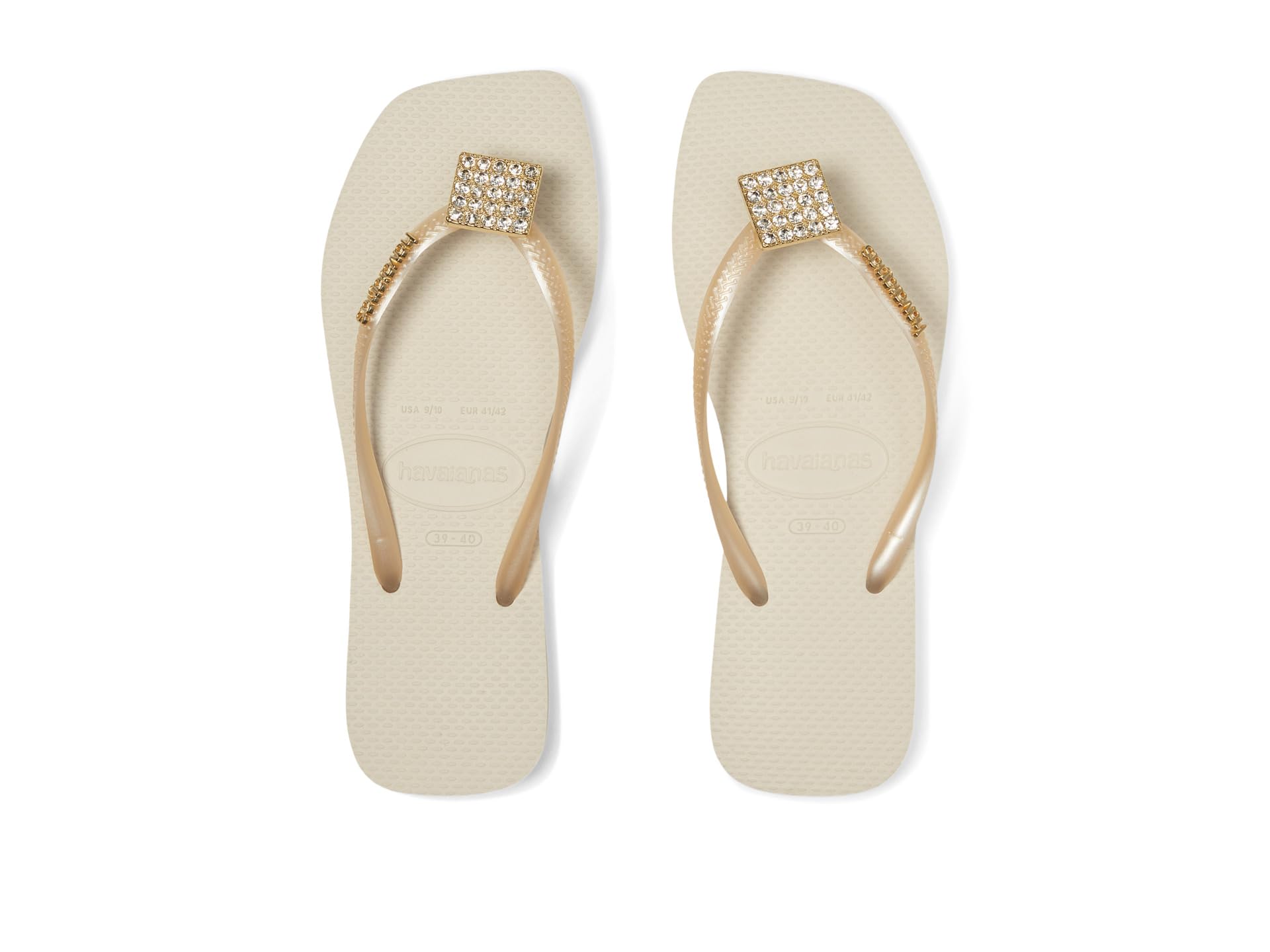 Slim Crystal Square Elegance Sandals Havaianas