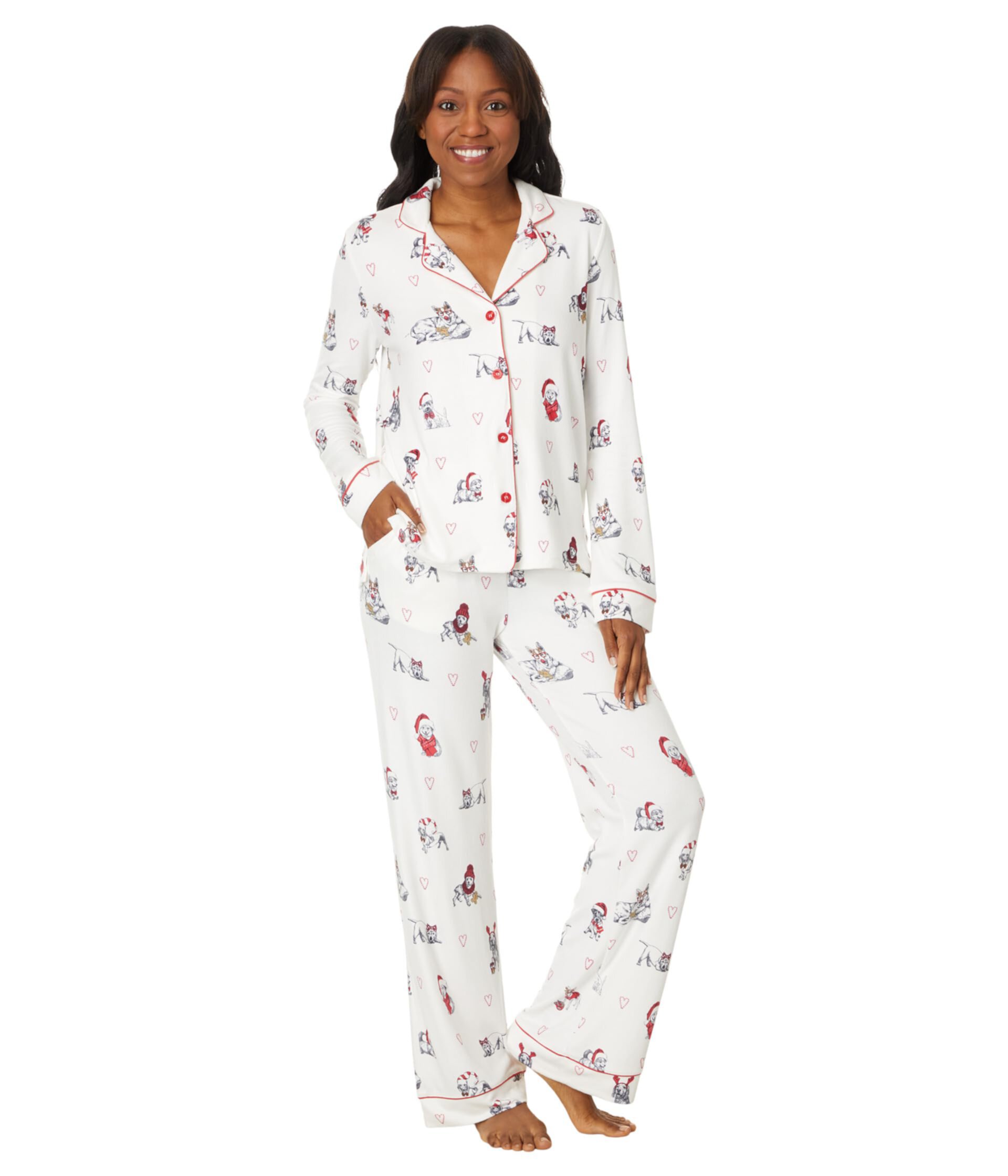 Candycane Lane Pajama Pj Set P.J. Salvage