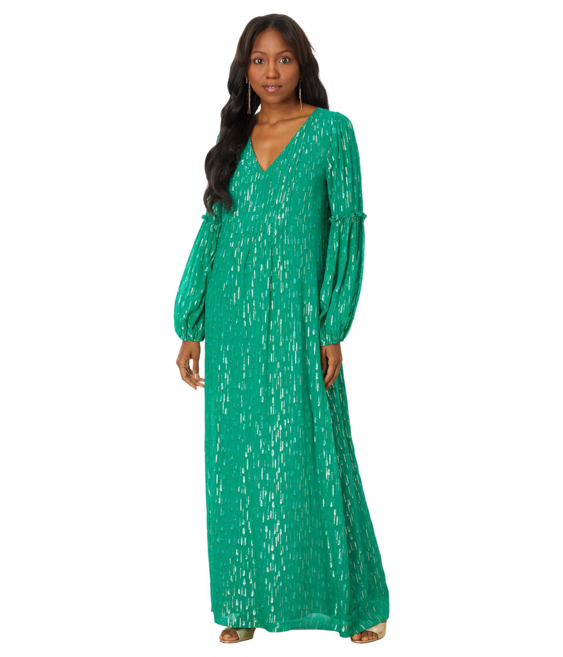 Женское Платье Lilly Pulitzer Cleme Long Sleeve Maxi Dress Lilly Pulitzer