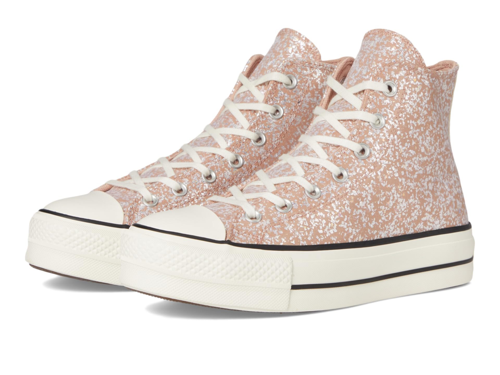 Chuck Taylor All Star High Top Platform Shinefetti Sneaker Converse