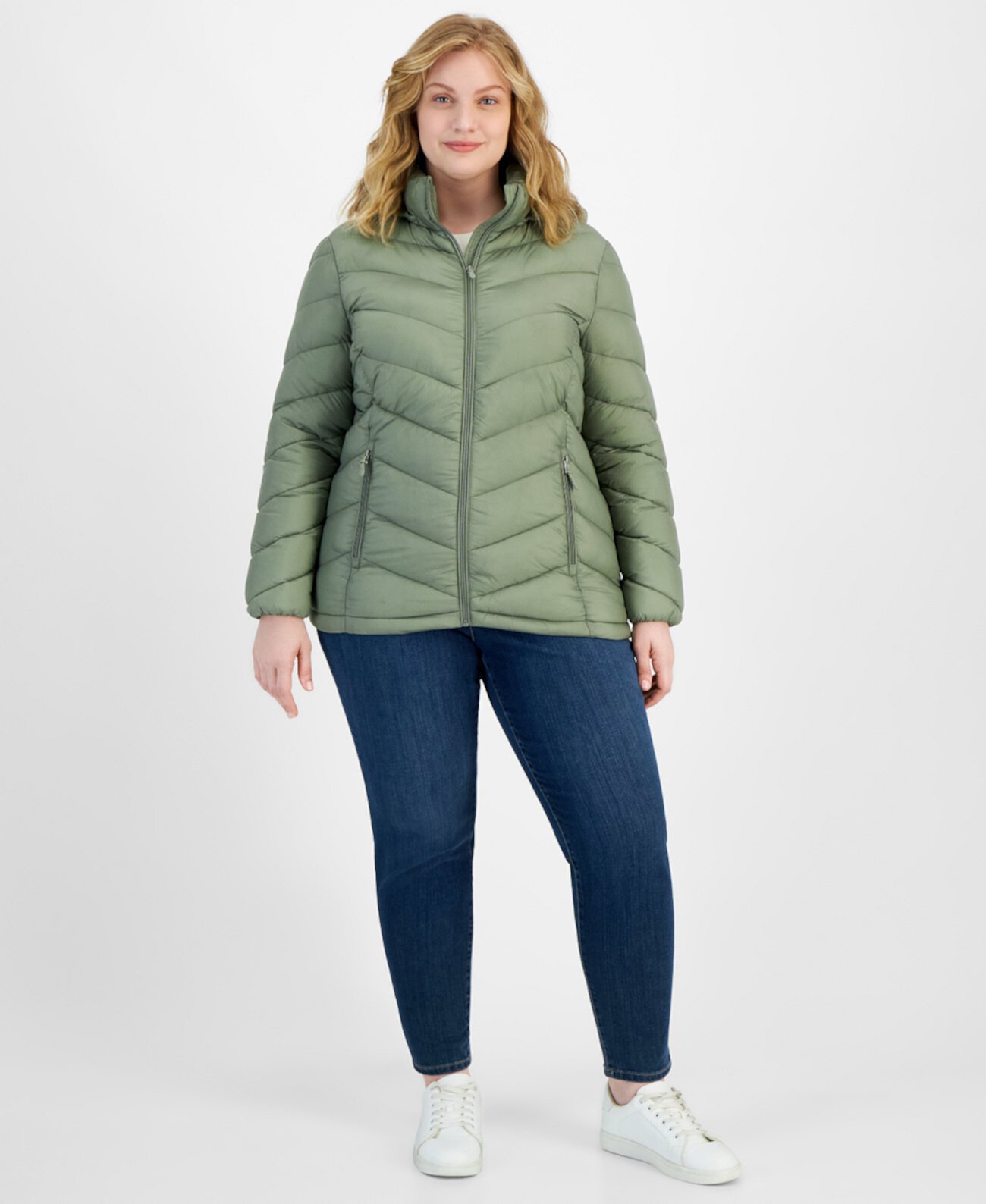 Женское Пальто Charter Club Plus Size Packable Hooded Puffer Coat Charter Club