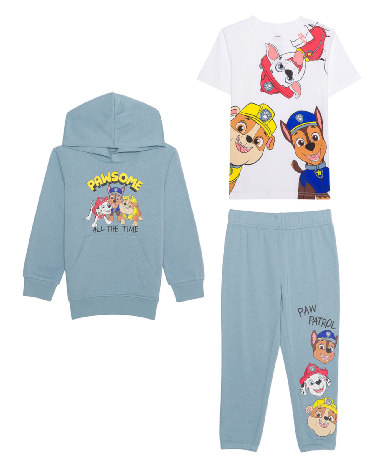 Toddler & Little Boys Fleece, 3-Piece Set Paw Patrol