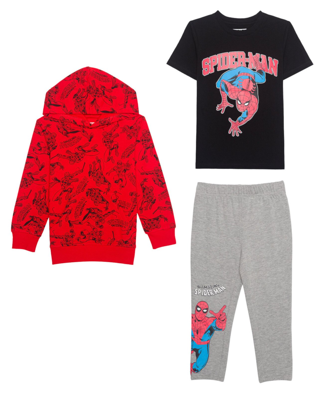 Toddler & Little Boys Fleece, 3-Piece Set SPIDERMAN