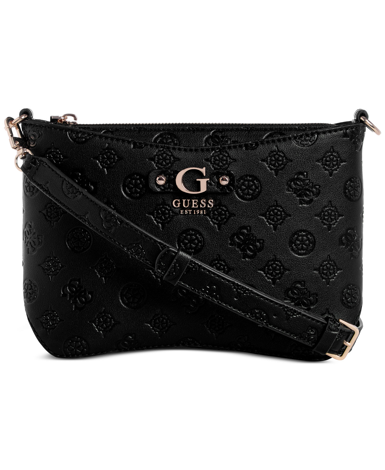 Gerty Small Top-Zip Crossbody GUESS