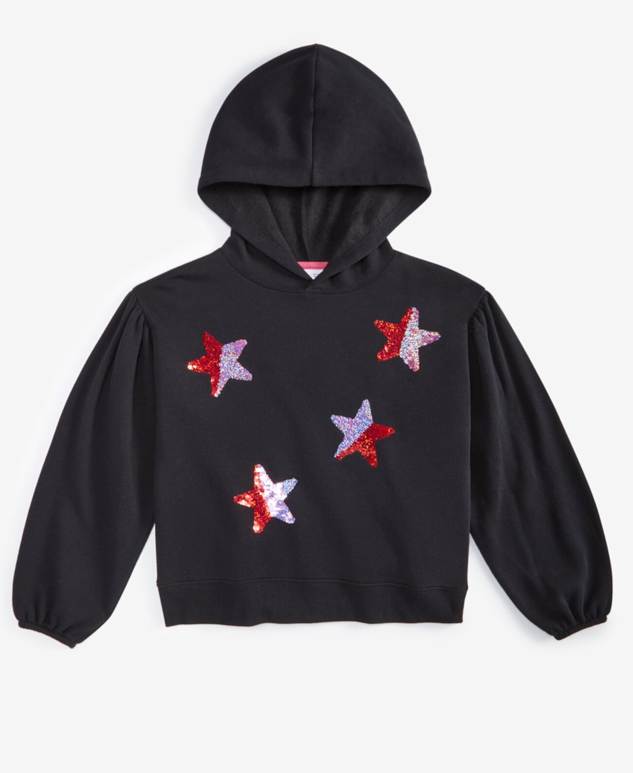 Little & Big Girls Star Sequined Pullover Hoodie, Created for Macy's Epic Threads