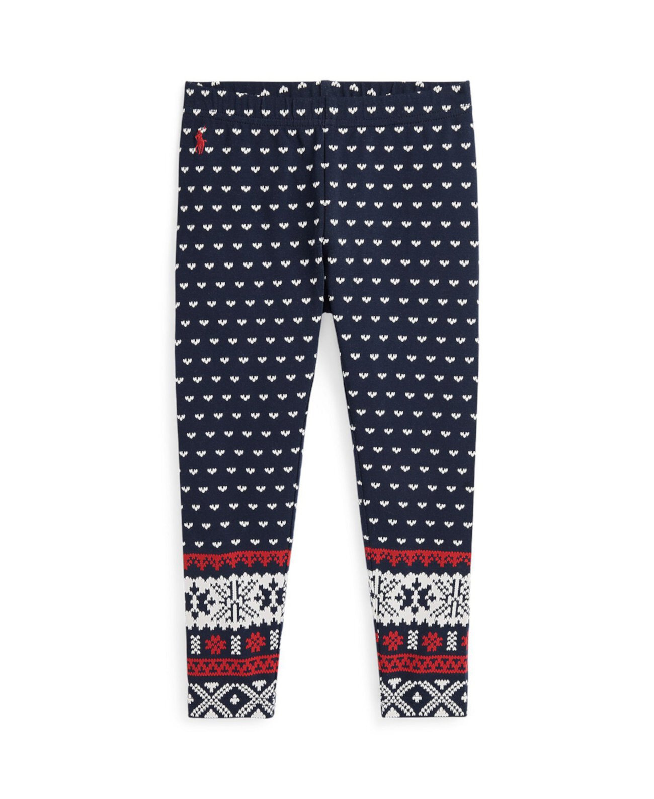 Toddler and Little Girls Fair Isle Stretch Jersey Legging Pant Polo Ralph Lauren