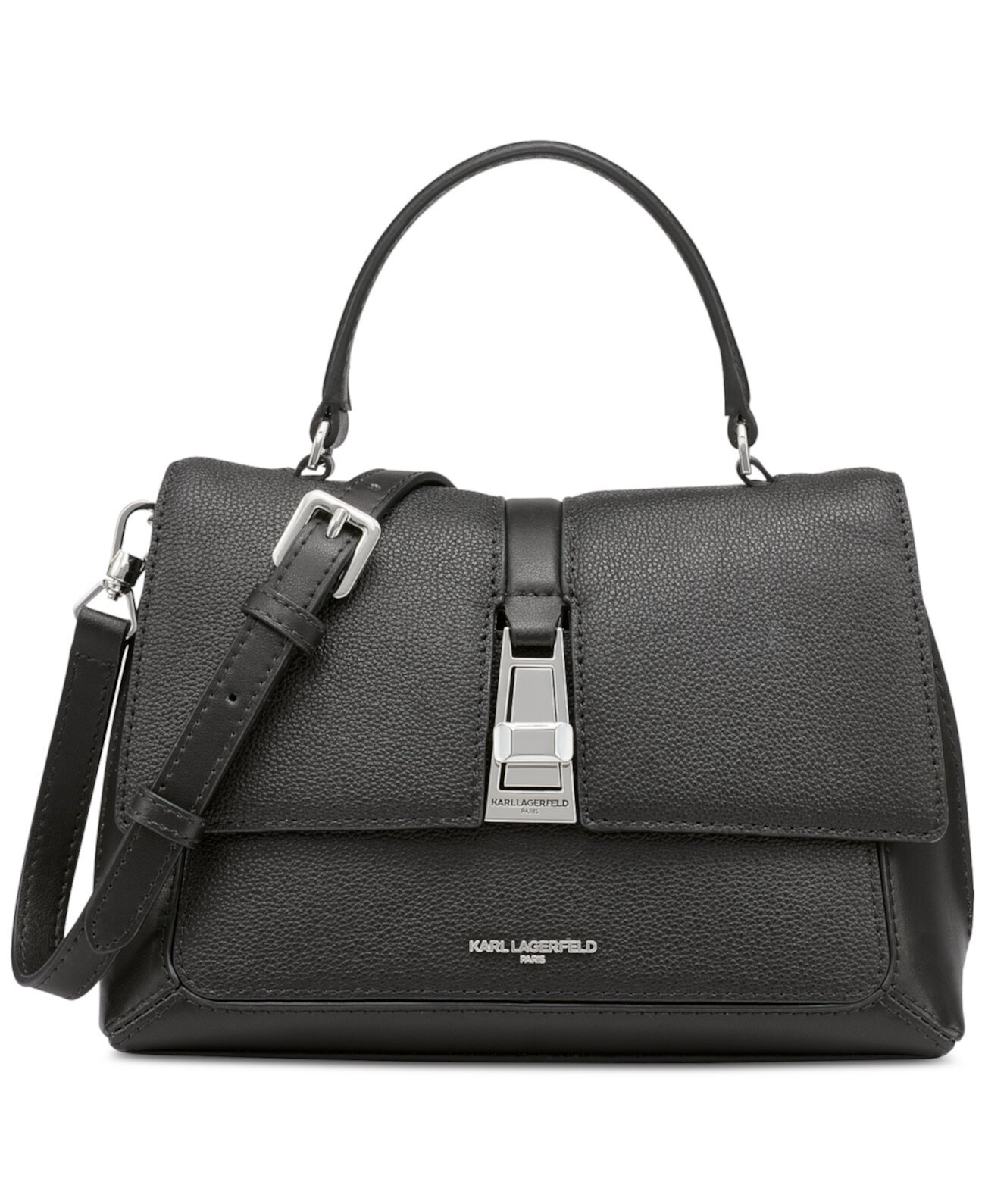 Mercerie Small Leather Satchel Karl Lagerfeld Paris