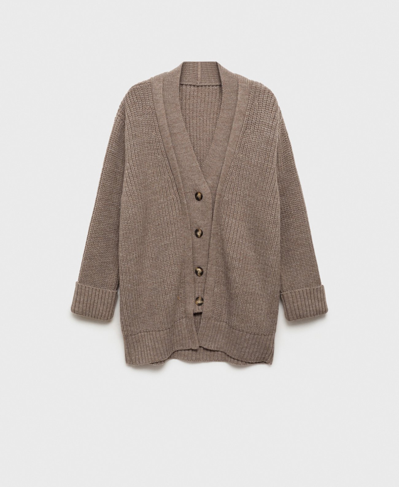 Women's Buttons Detail Oversized Cardigan MANGO