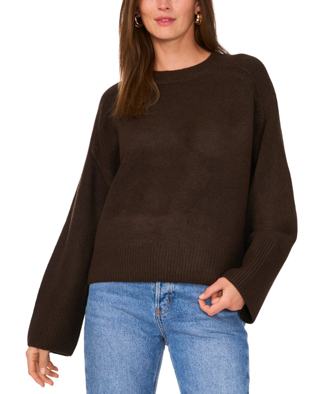 Женский Свитер Vince Camuto Crewneck с Рагланом Vince Camuto