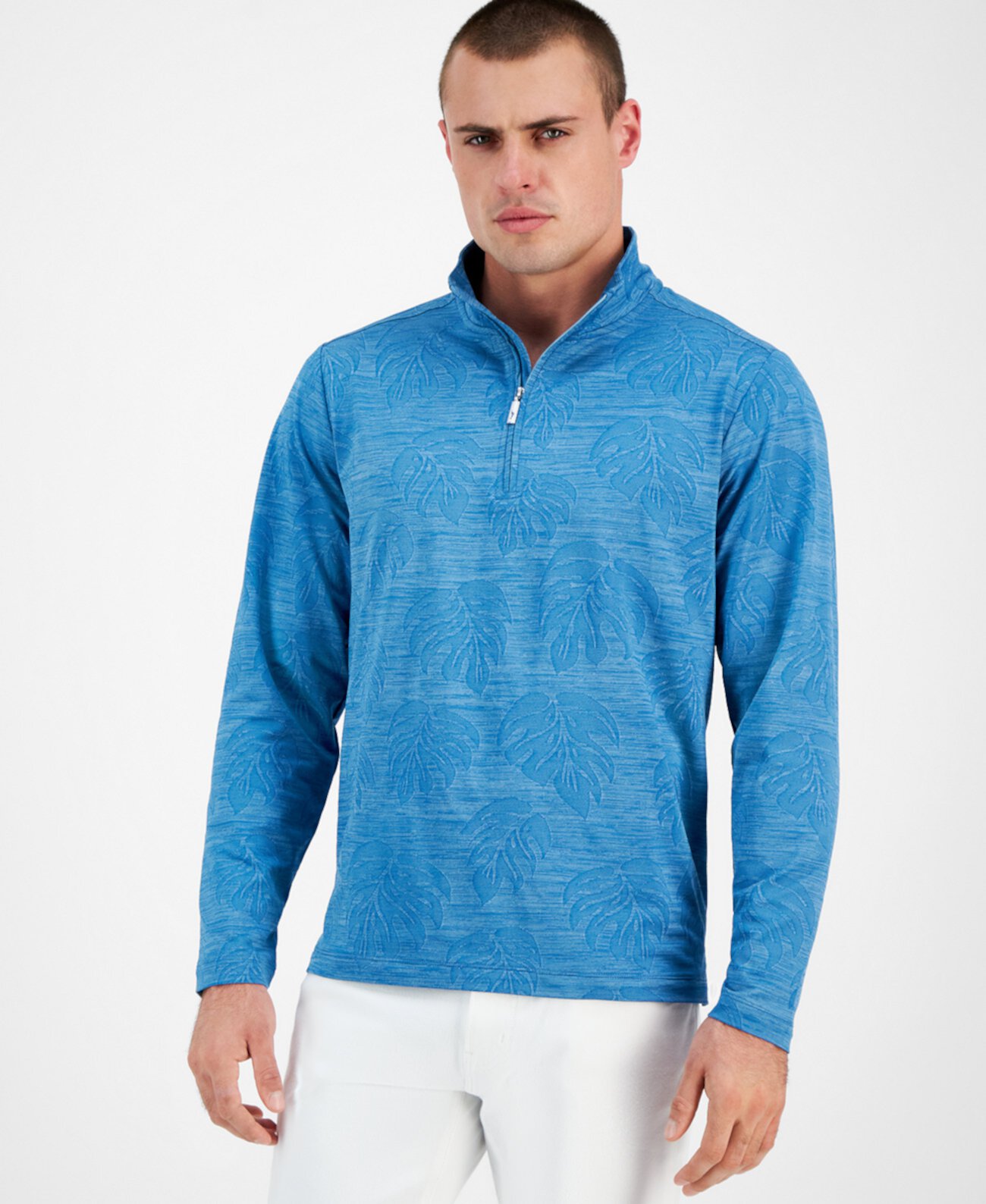 Men's Monsterra Quarter-Zip Sweatshirt Tommy Bahama