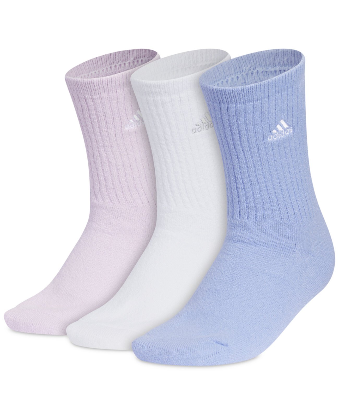 Women's 3-Pk. Cushioned Comfort Crew Socks Adidas