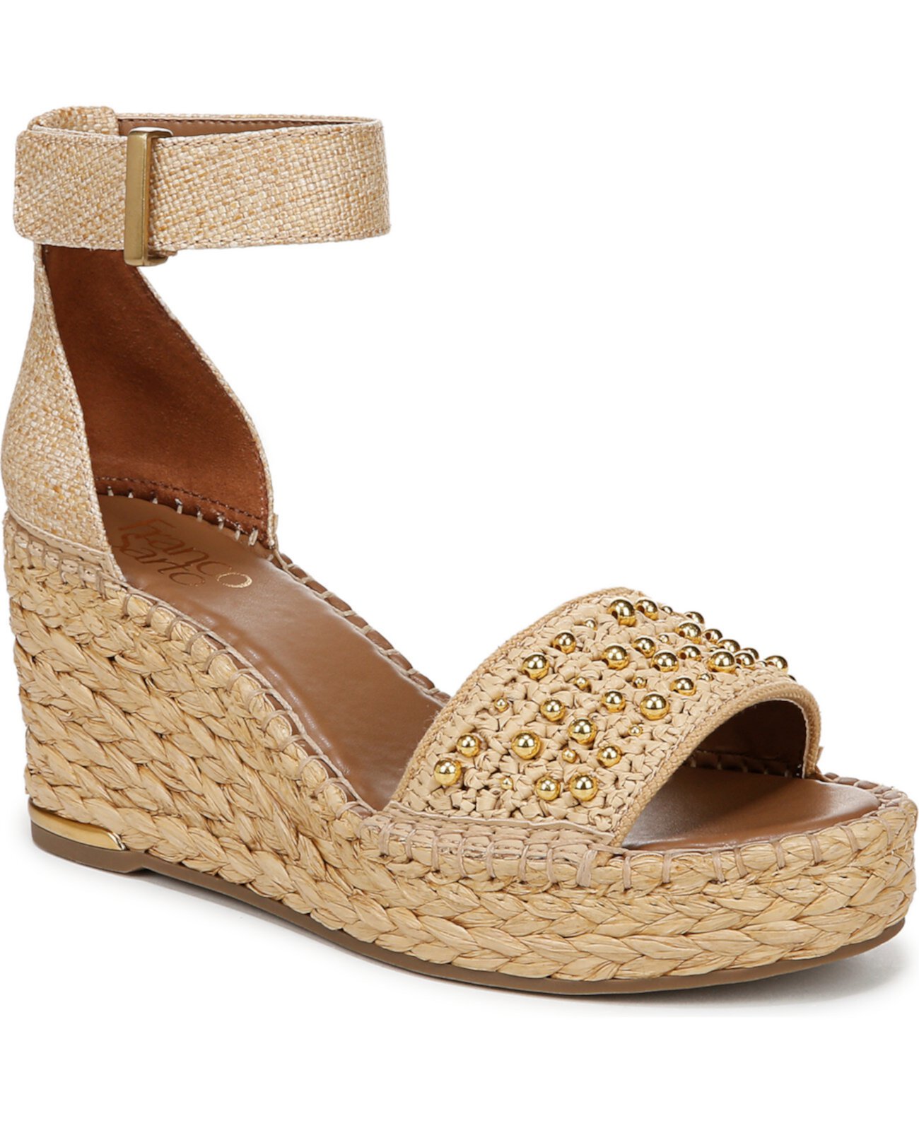 Women's Clemens Raffia Espadrille Wedge Sandals Franco Sarto