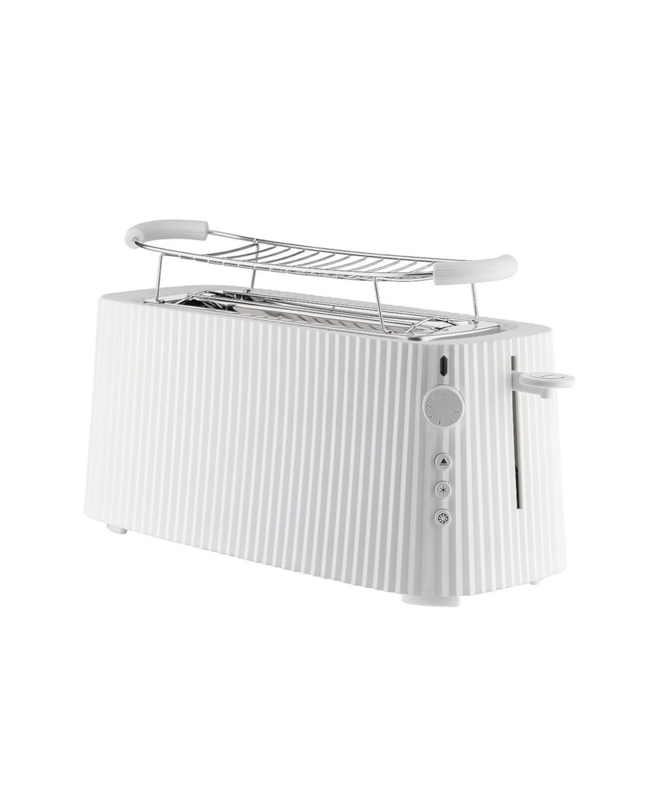 Plisse 4 Slice Toaster with Warming Rack Alessi