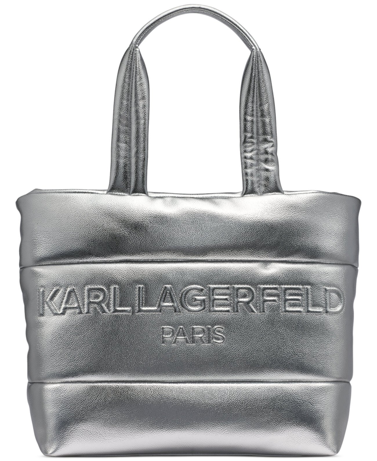 Сумка-тоут Voyage с логотипом, 38 см x 36 см x 15 см, 100% полиуретан Karl Lagerfeld Paris