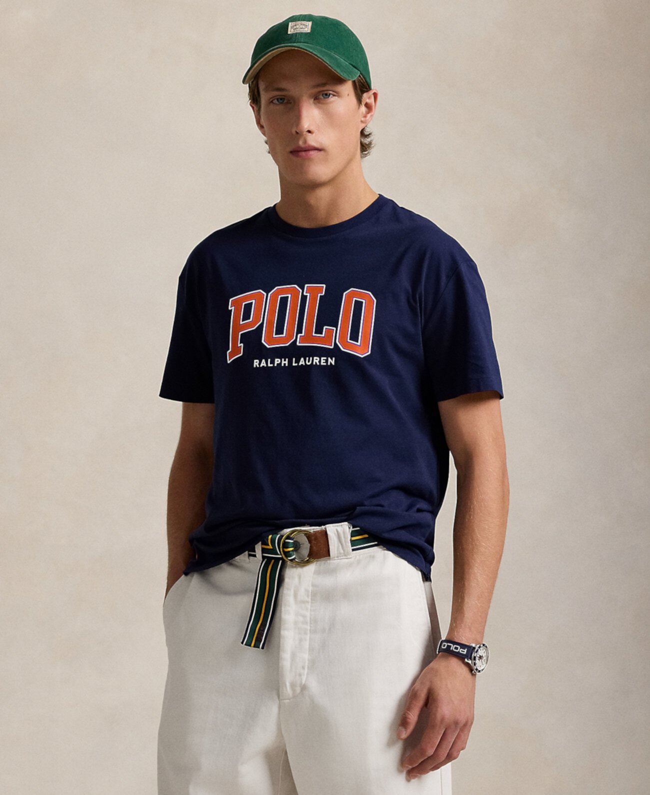 Мужская Футболка Polo Ralph Lauren Custom Slim Fit Soft Cotton Polo Ralph Lauren