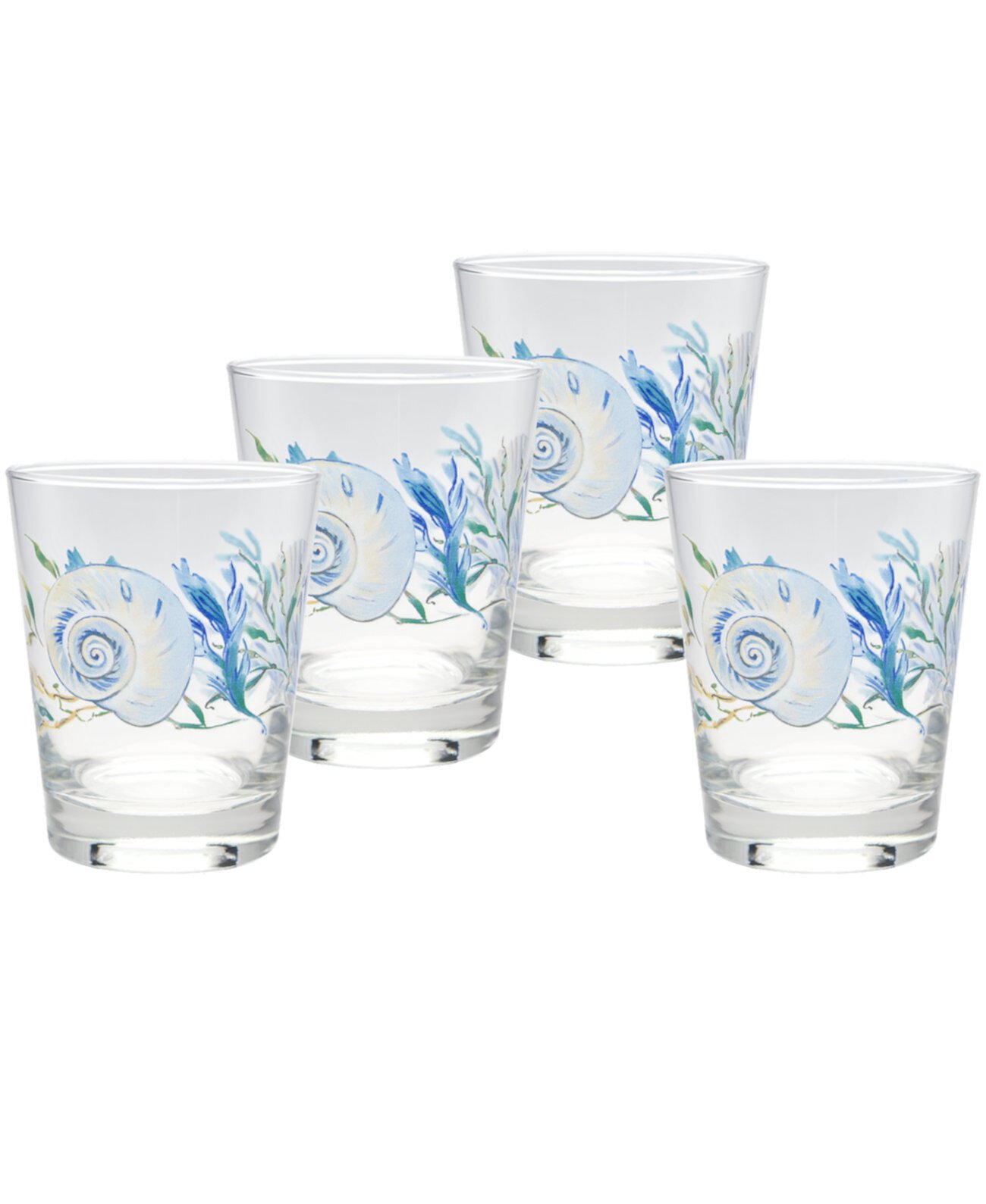 Coastal Shores Double Old-Fashioned Glass, Set of 4 FIESTA