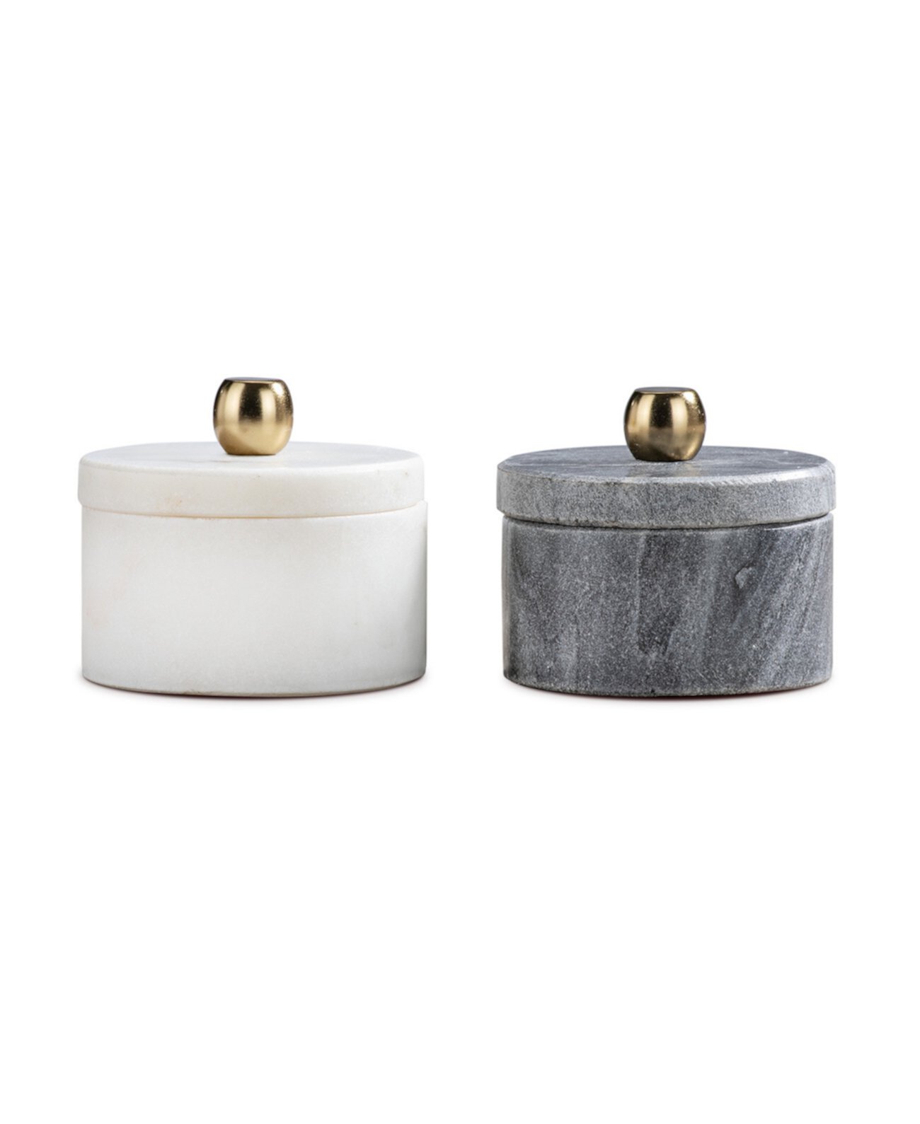 Marble Lidded Salt & Pepper Cellars THIRSTYSTONE