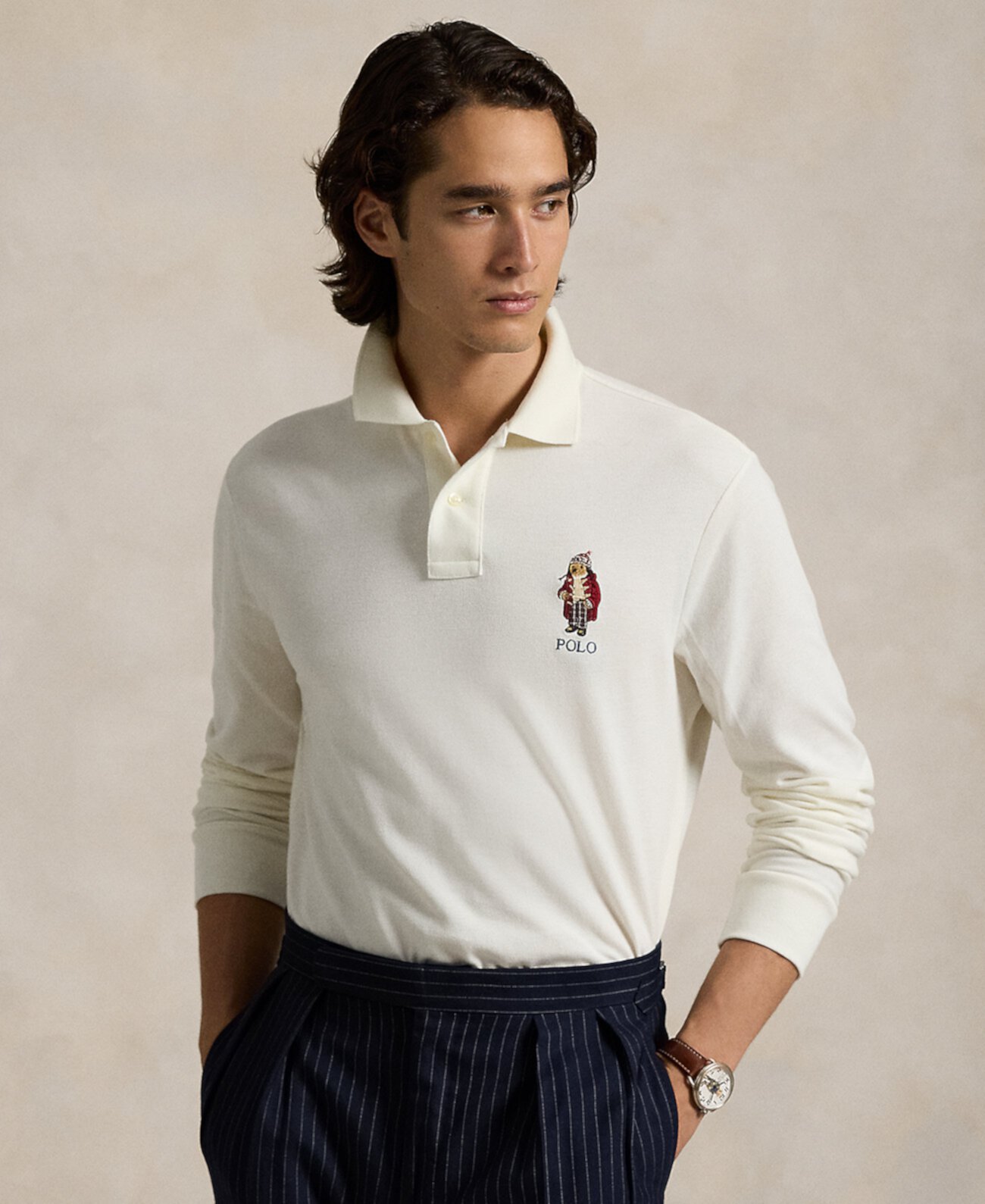 Мужская Поло рубашка Polo Ralph Lauren Classic-Fit с Поло Медведем Polo Ralph Lauren