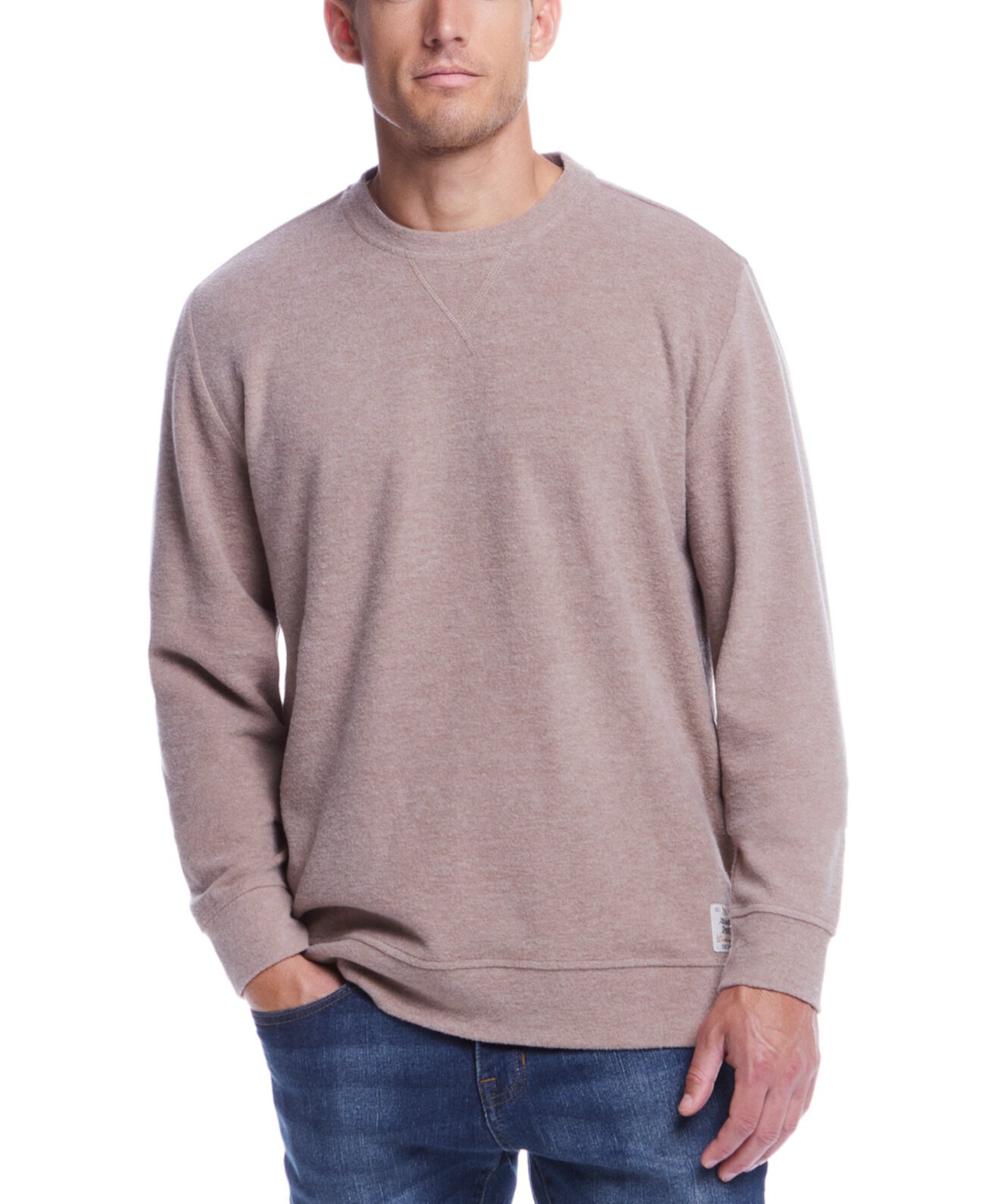 Men's Brushed Crewneck Shirt Weatherproof Vintage