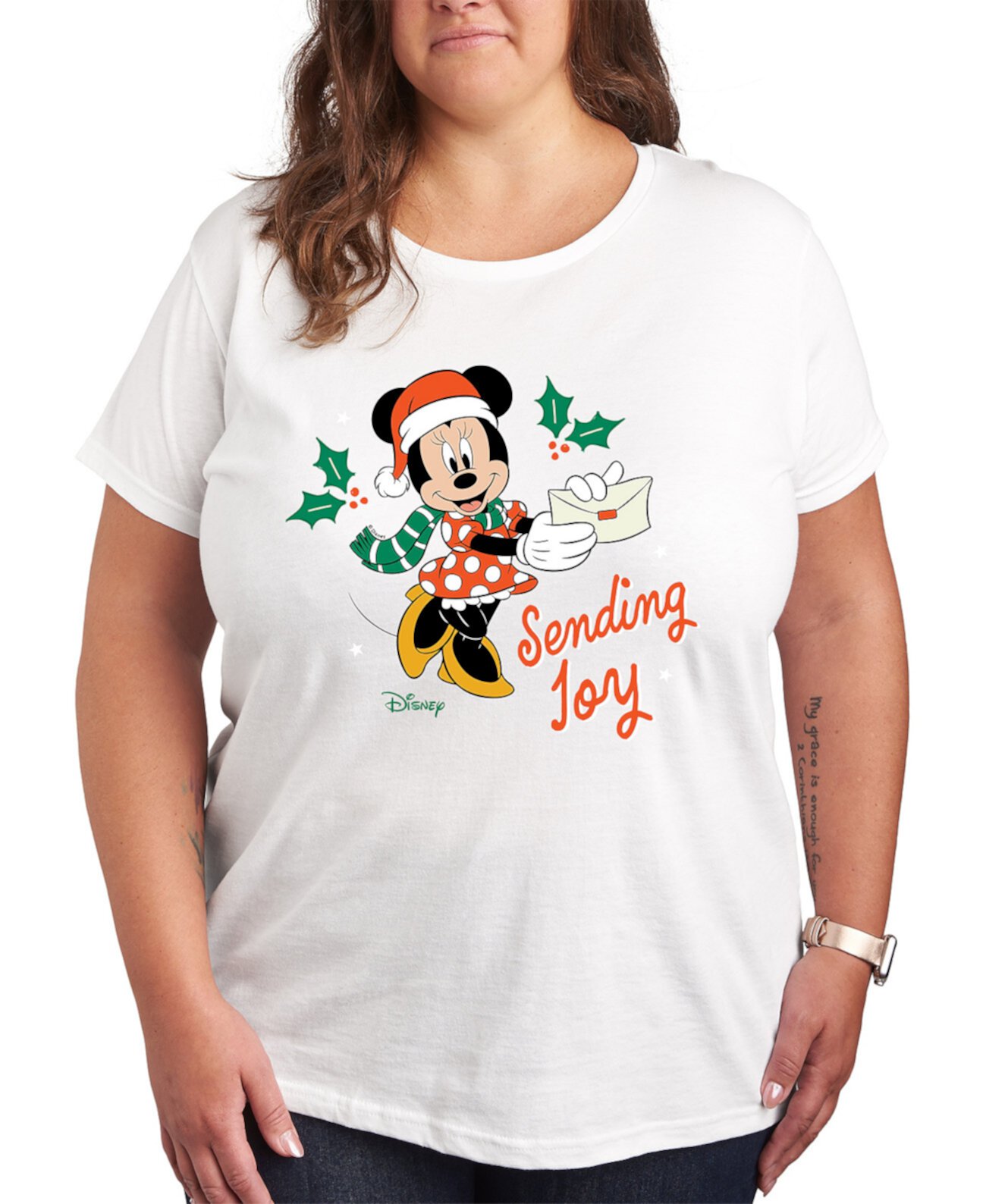 Plus Size Disney Mickey Joy Graphic T-shirt Hybrid Apparel