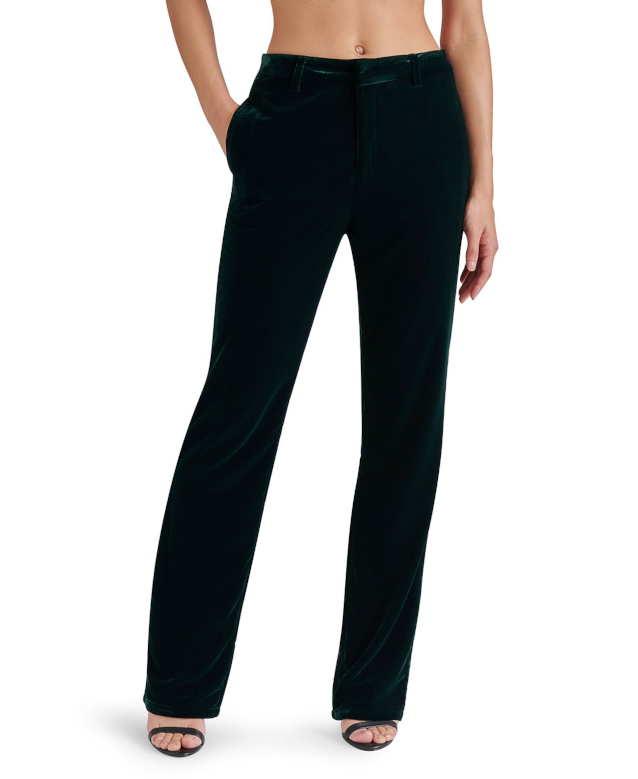 Women's Mercer Velvet Straight-Leg Pants Steve Madden