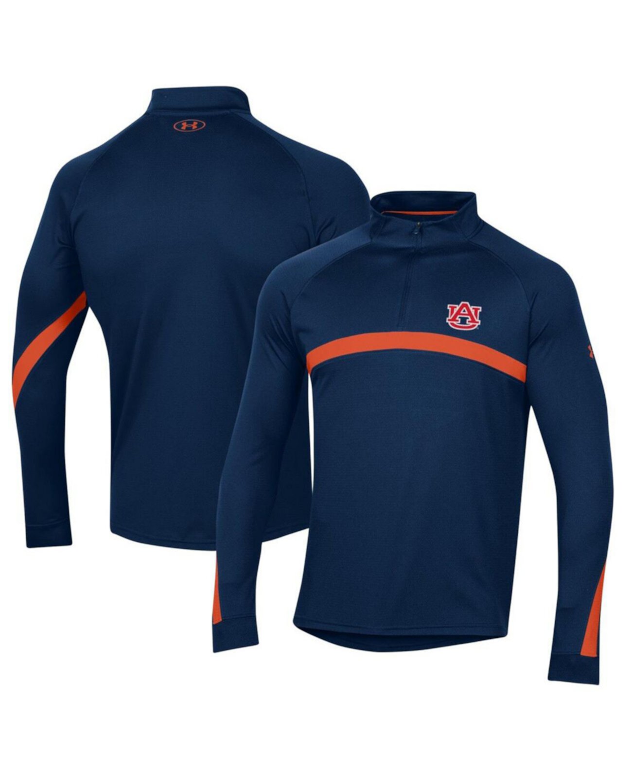 Мужское Худи Under Armour Auburn Tigers Game Day Raglan Quarter-Zip Under Armour