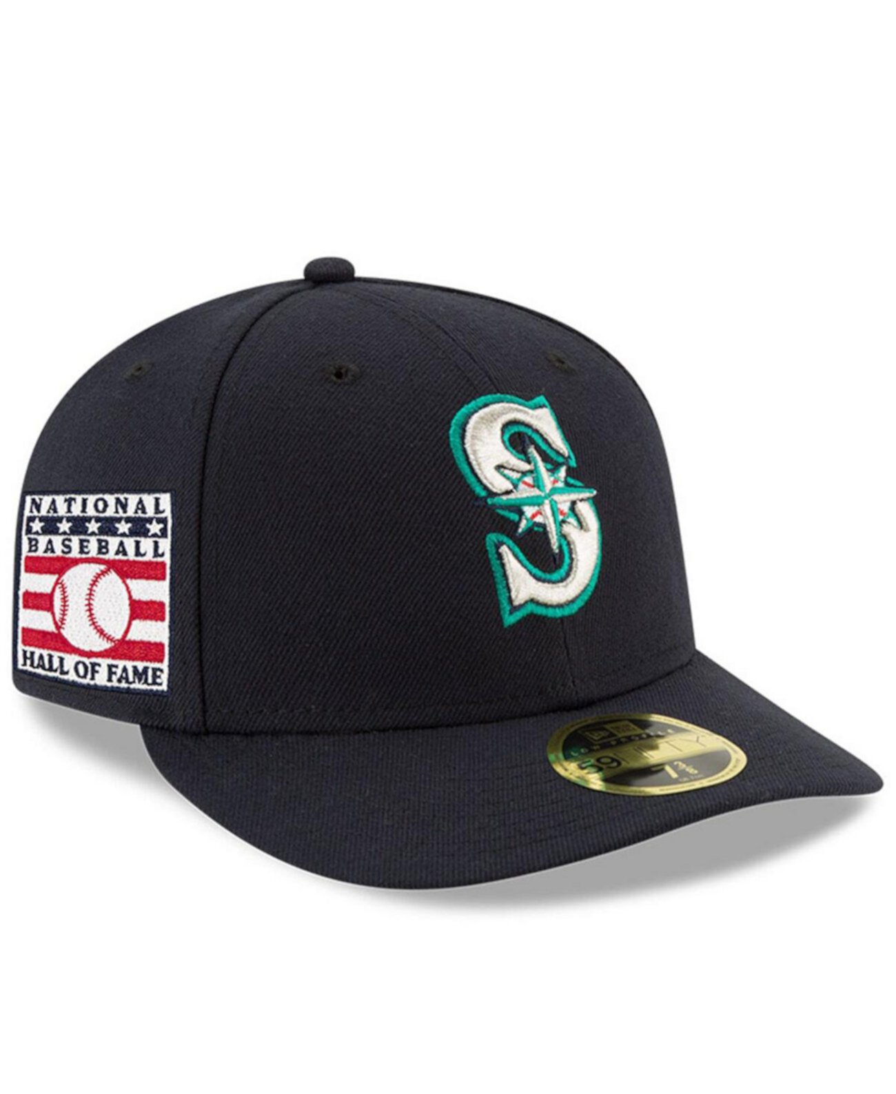 Men's Navy Seattle Mariners National Baseball Hall of Fame Low Profile 59FIFTY Fitted Hat New Era