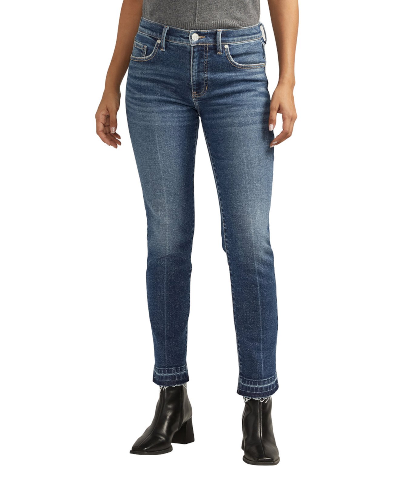 Women's Cassie Mid Rise Slim Straight Leg Jeans JAG