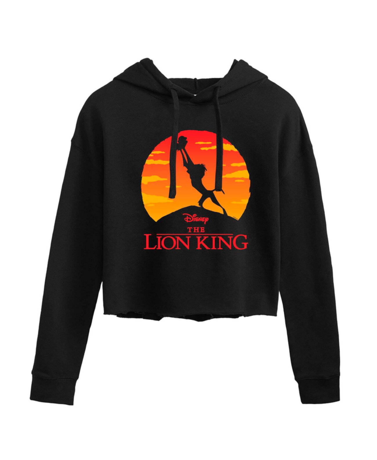 Trendy Juniors Lion King Graphic Cropped Hoodie Hybrid Apparel