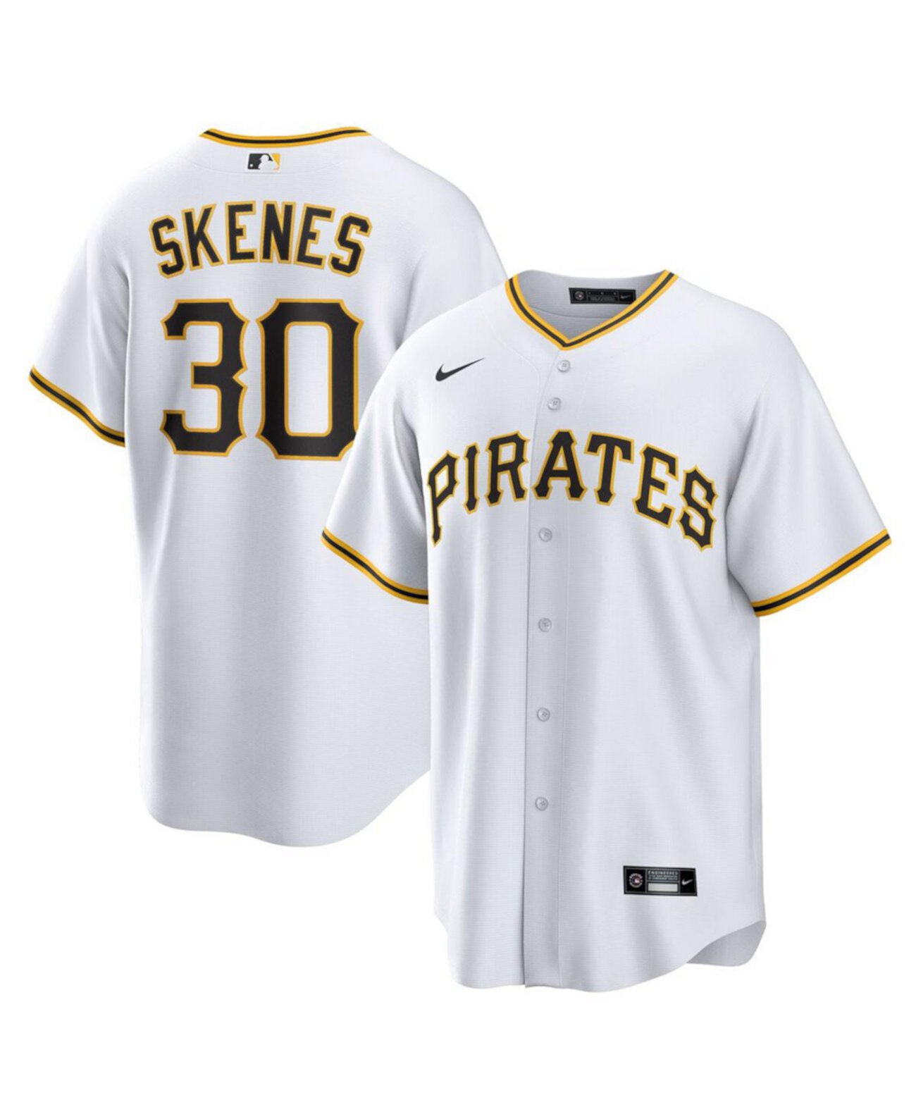 Men's Paul Skenes White Pittsburgh Pirates Home Replica Player Jersey Nike