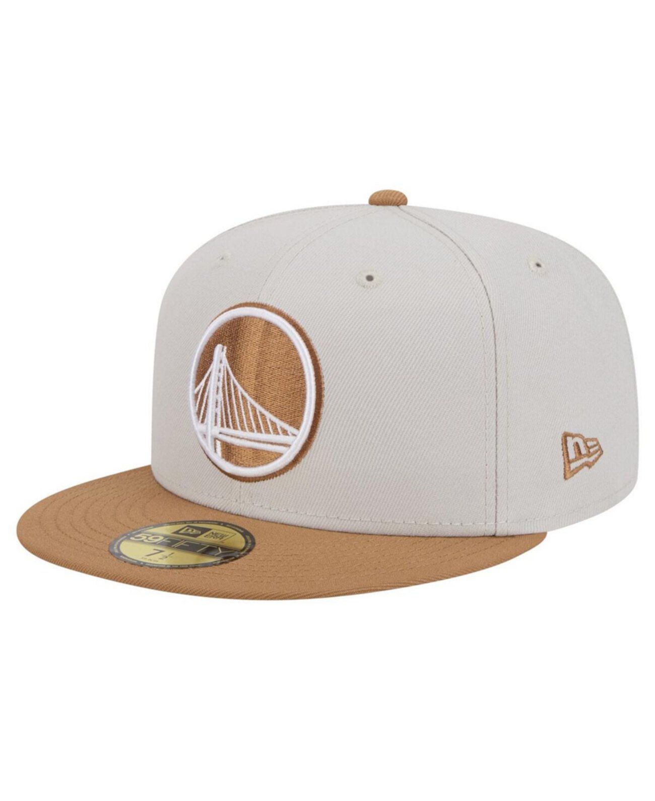 Men's Cream/Tan Golden State Warriors Color Pack 59FIFTY Fitted Hat New Era