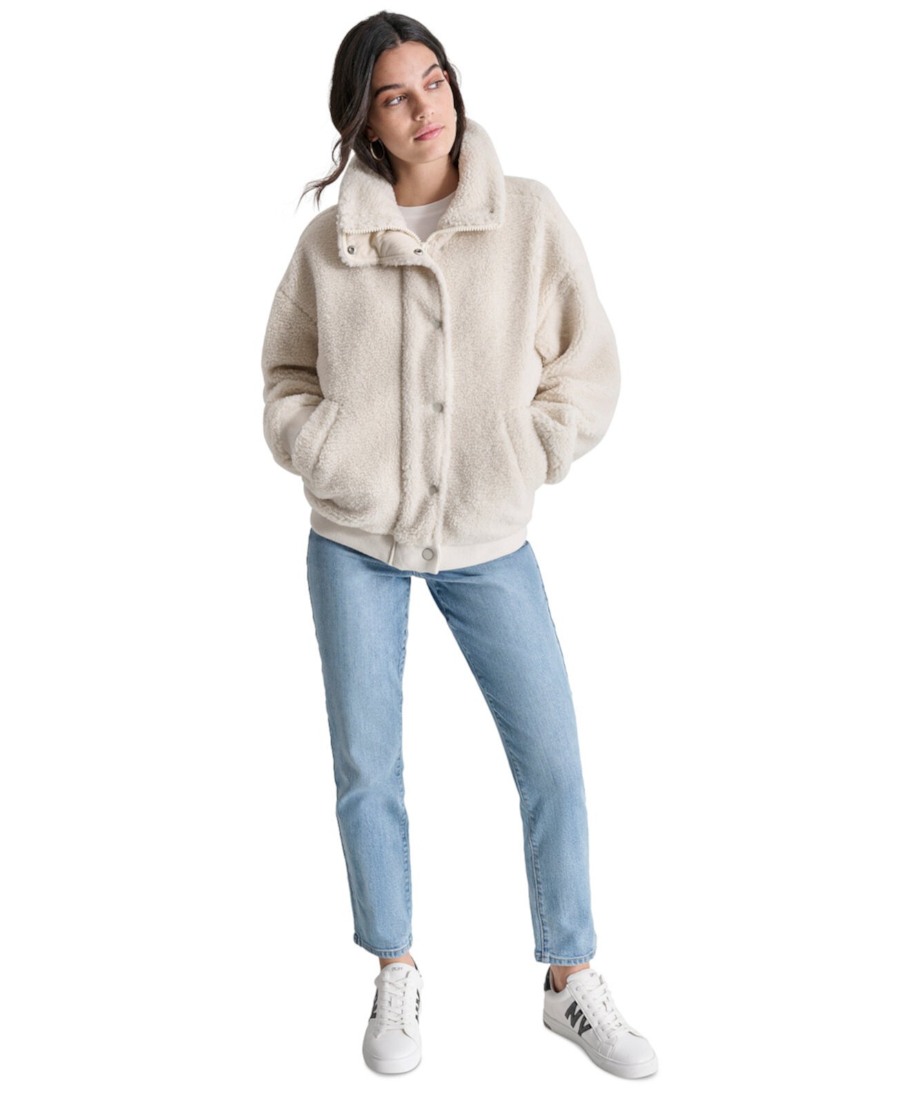 Женский Бомбер DKNY Sherpa Fleece DKNY